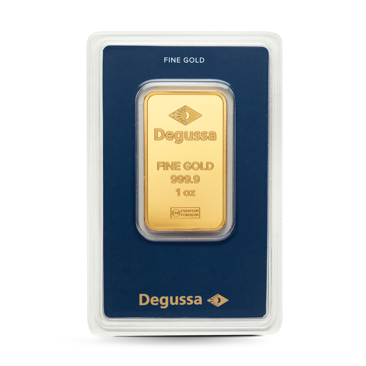 1 oz Degussa Goldbarren