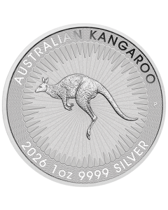 1 oz Australian Kangaroo Silbermünze