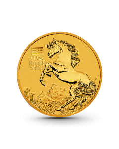 1 oz Lunar III: Pferd Goldmünze - 100 Dollars Australien 2026