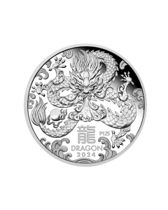 1 oz Lunar III Silver Coin Dragon 2024