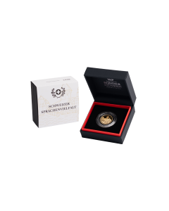 CHF 25.- Swissmint Gold coin “Swiss linguistic diversity”