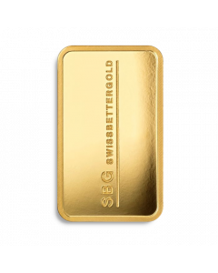 5 g Swiss Better Gold Degussa Gold Bar